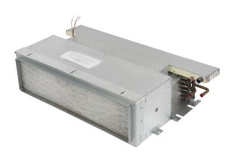 6PHBCX-32-LH horizontal fan coil w/ ECM motor, 3-speed 24V fan control box - by First Co.